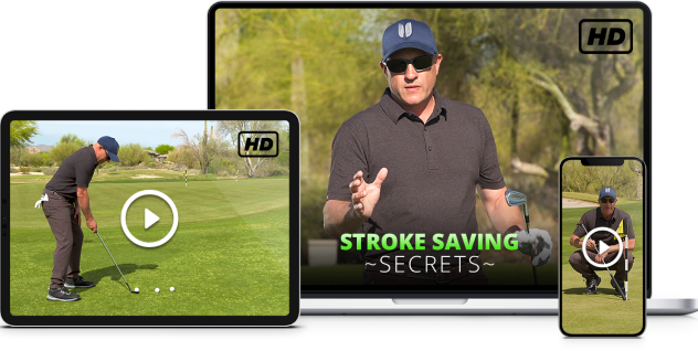 Image featuring Nick Bradley's Stroke Saving Secrets training course, shown on a desktop, laptop, and mobile device.