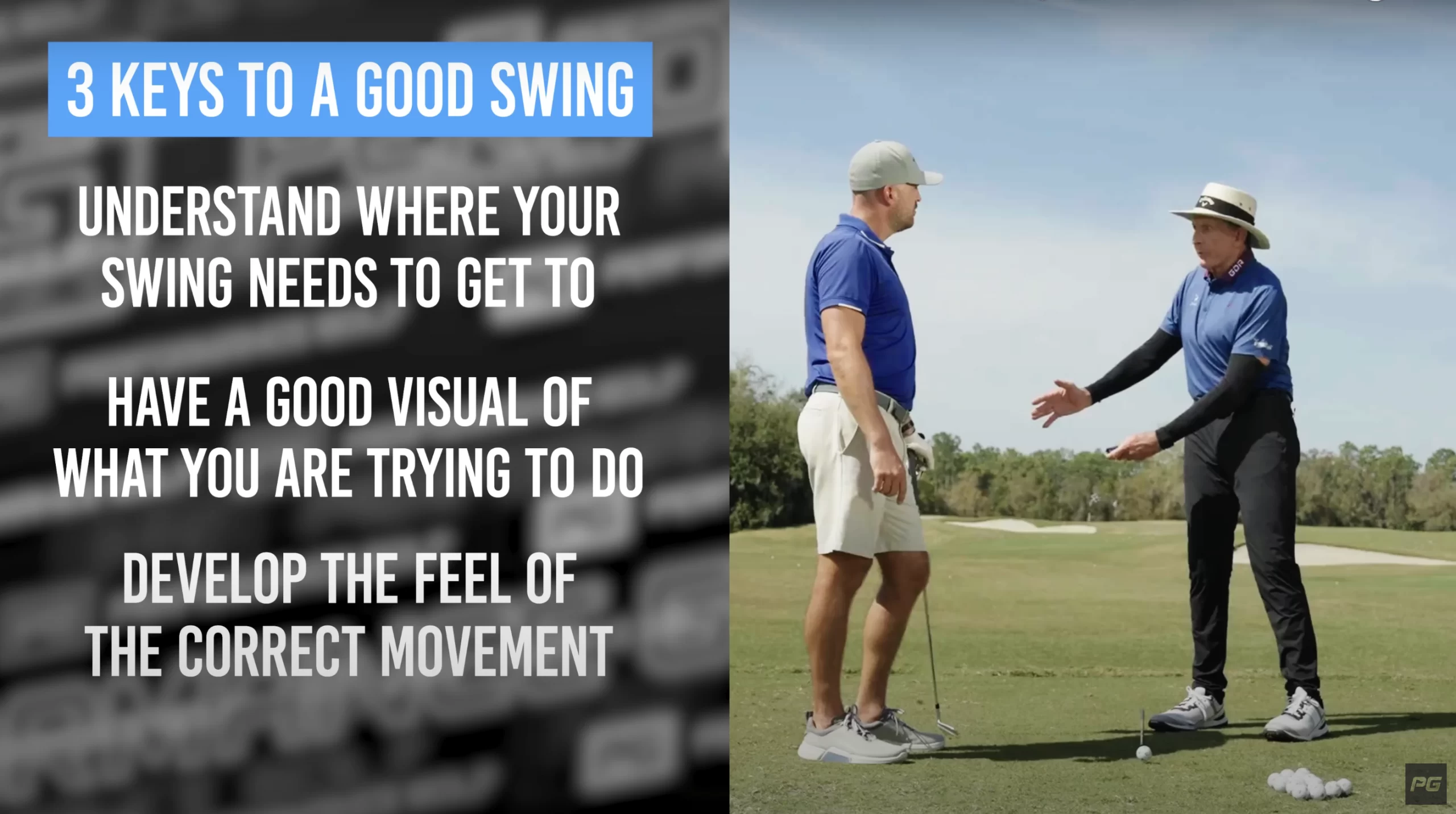 3 keys to a good swing