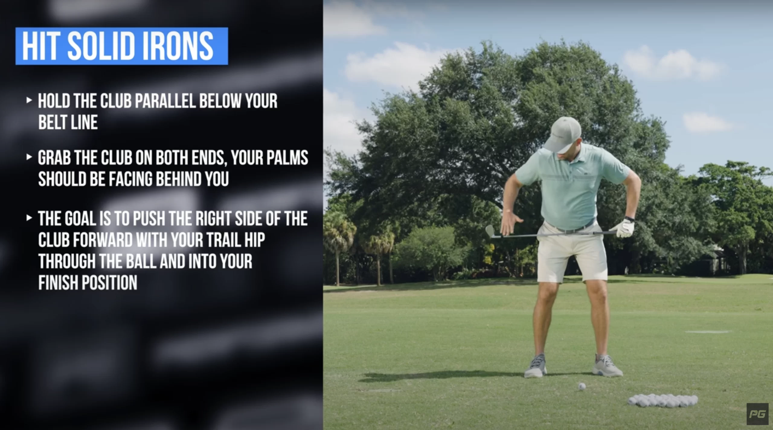 Hit solid irons instructions 1