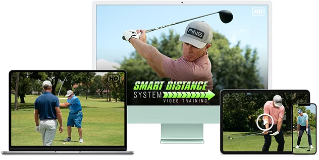 Image featuring Andrew Rice's Smart Distance System training course, shown on a desktop, laptop, and mobile device.