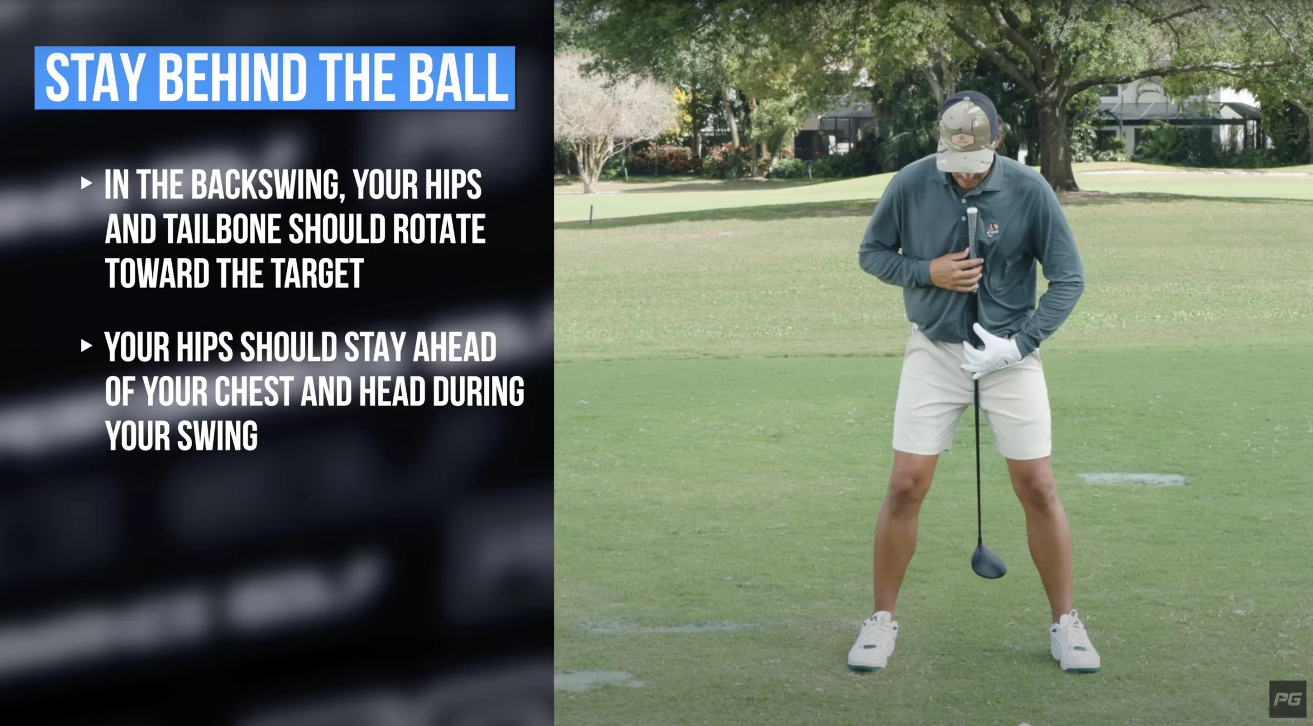 Stay behind the ball instructions